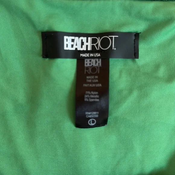 Beach Riot Kelsey Emerald Green Bikini Bottoms - Picture 4 of 4